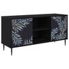 vidaXL Gabinete para TV DOKKUM 102 x 33 x 51 cm Carvalho Preto