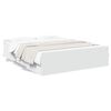 vidaXL Estrutura de cama c/ gavetas 140x200cm derivados madeira branco