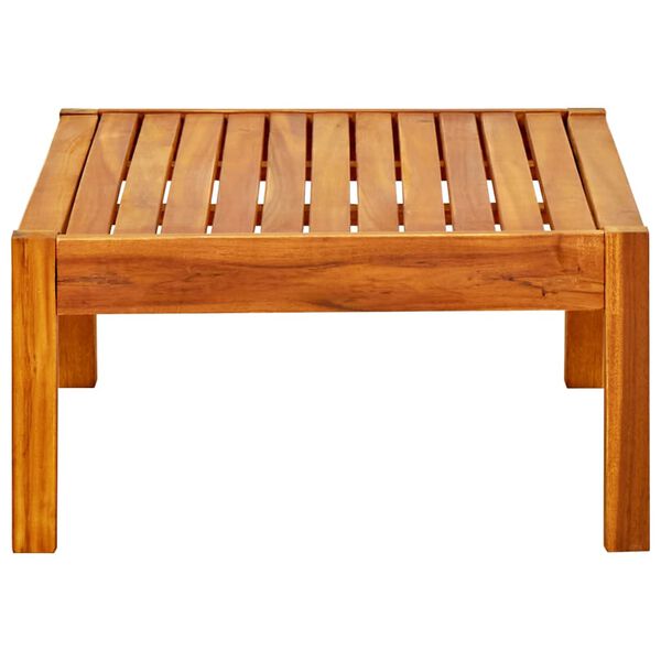 vidaXL Mesa de jardim 85x57x29 cm madeira de acácia maciça