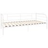 vidaXL Estrutura sof&aacute;-cama 90x200 cm metal branco