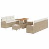 vidaXL Conjunto de Sof&aacute; de Jardim 10 unid. 9-N&uacute;mero de lugares