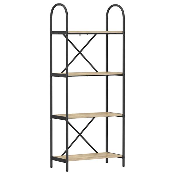 vidaXL Estante Carvalho Sonoma 60 x 30 x 146 cm Madeira processada