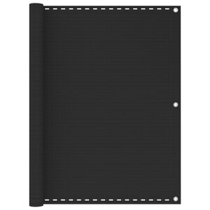 vidaXL Tela de varanda 120x300 cm PEAD antracite