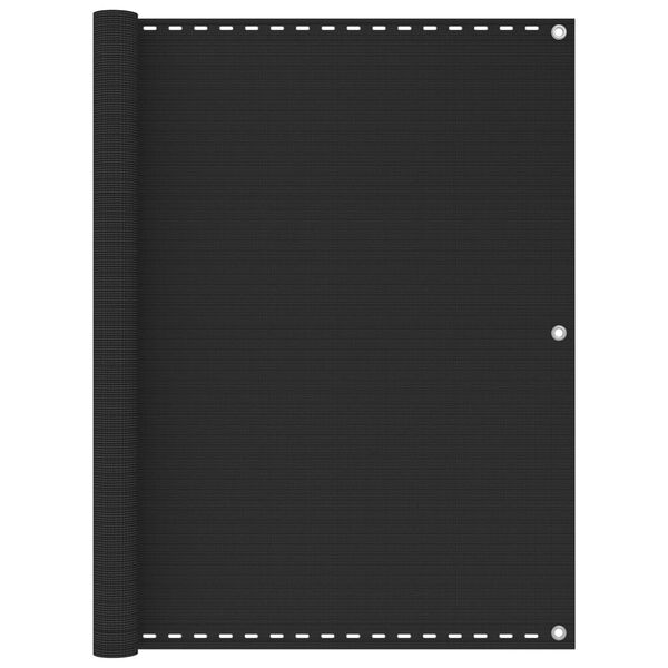 vidaXL Tela de varanda 120x300 cm PEAD antracite