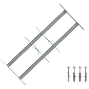 vidaXL Grade de Seguran&ccedil;a para Janelas com 2 Barras Cruzadas 3 unid.