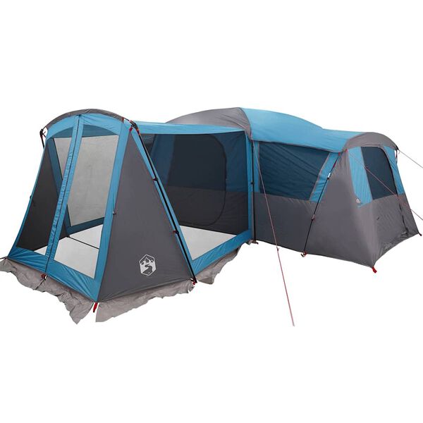 vidaXL Barraca Familiar com telhado Azul e Cinza 745 x 700 x 217 cm
