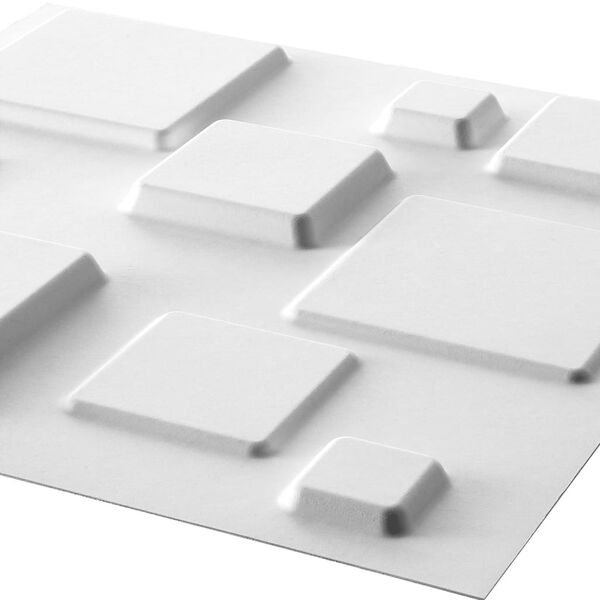 WallArt Pain&eacute;is de parede 3D Squares 12 pcs GA-WA09