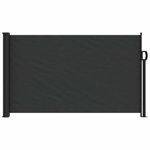 vidaXL Toldo lateral retr&aacute;til 117x300 cm preto