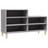 vidaXL Sapateira 102x36x60 cm derivados de madeira cinzento sonoma