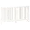 vidaXL Cobertura de radiador 153 x 19 x 84 cm pinho maci&ccedil;o branca
