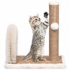 vidaXL &Aacute;rvore para gatos com arco estilo escova e poste arranhador