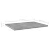 vidaXL Prateleiras para estante 4 pcs 40x30x1,5cm contraplacado cinza