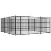 vidaXL Canil de exterior 450x450x185 cm