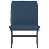 vidaXL Cadeira lounge 52x75x76 cm tecido azul