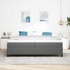 vidaXL Cama Box Cinzento-claro 200 x 200 cm Veludo