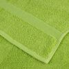vidaXL Toalhas banho premium SOLUND 10pcs 70x140cm 600 gsm verde ma&ccedil;a