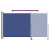 vidaXL Toldo lateral retr&aacute;til para p&aacute;tio 140x300 cm azul
