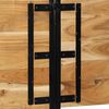 vidaXL Cabeceira de cama 180 cm madeira de ac&aacute;cia maci&ccedil;a/ferro