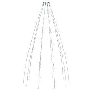 vidaXL Cord&atilde;o de luzes &aacute;rvore de Natal 150 luzes LED 150cm branco frio