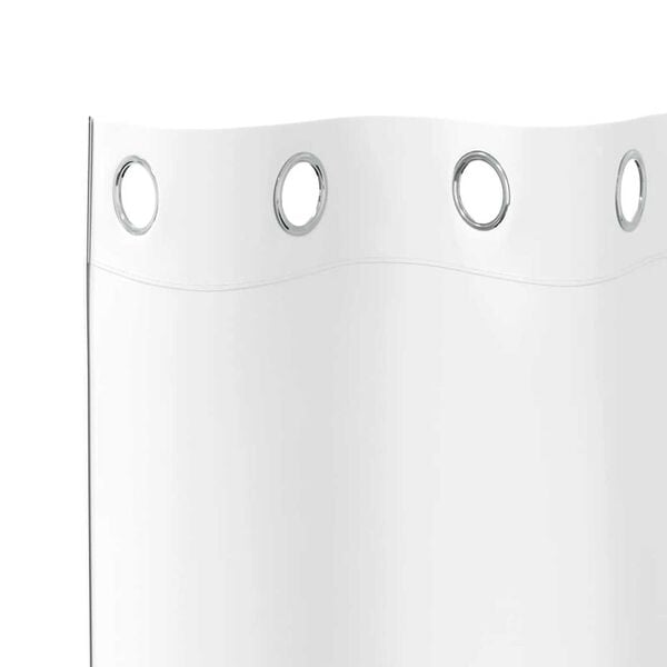 vidaXL Cortinas Blackout com Argolas 2 pcs Branco Puro 260 x 140 cm