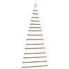 vidaXL &Aacute;rvore de Natal suspensa com estrela no topo 100x210 cm galho natural