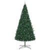 vidaXL &Aacute;rvore de Natal com luzes decorativas de corda Verde 400 cm PVC