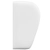 vidaXL Orelha de Cabeceira Outros Branco Puro 40 x 23 x 6 cm