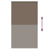vidaXL Persiana de enrolar 125x230 cm largura tecido 121,6cm poli&eacute;ster