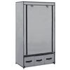 vidaXL Roupeiro 87x49x159 cm tecido cinzento
