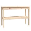 vidaXL Mesa consola 110x40x75 cm madeira de pinho maci&ccedil;a