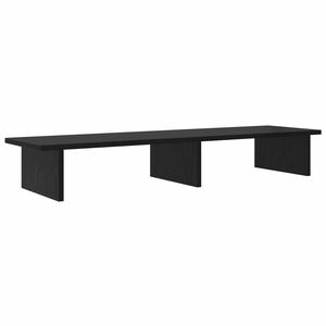 vidaXL Suporte para Monitor Carvalho Preto 100 x 27 x 15 cm