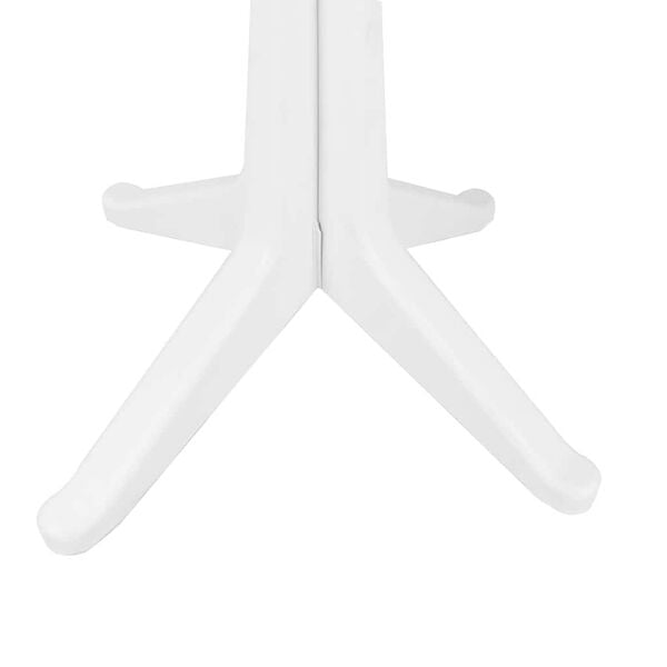 vidaXL Mesa de Jardim Branco 70 x 70 x 71.7 cm Pl&aacute;stico