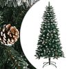 vidaXL &Aacute;rvore de Natal artificial com suporte 120 cm PVC verde