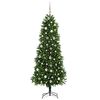 vidaXL &Aacute;rvore de Natal com 300 LEDs com suporte Verde 240 cm PE