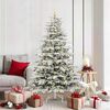 vidaXL &Aacute;rvore de Natal Articulada Artificial Branco 180 cm PE e PVC