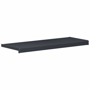 vidaXL Soleira de Janela Antracite com veios de madeira PVC