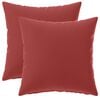 vidaXL Capa almofada 2 pcs HEERLEN Vinho Vermelho 30 x 30 cm Poli&eacute;ster