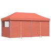 vidaXL Tenda de Festa Terracota 292 x 580 x 315 cm Tecido Oxford