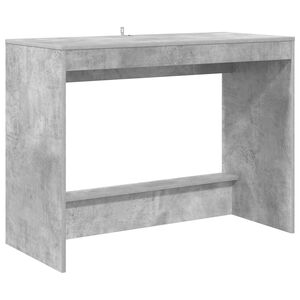 vidaXL Mesa de Cama Cinzento Cimento Derivados de Madeira