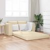vidaXL Sof&aacute;-Cama 60cm Creme tecido