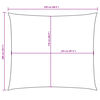 vidaXL Para-sol estilo vela tecido oxford retangular 2x2,5 m antracite