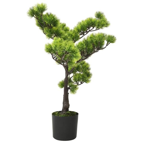vidaXL Bonsai pinus artificial com vaso 60 cm verde