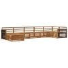 vidaXL Conjunto de Sof&aacute;s para Exterior 7 pcs Natural