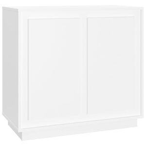vidaXL Aparador 80x34x75 cm derivados de madeira branco