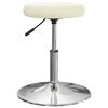vidaXL Banco de bar couro artificial cor creme