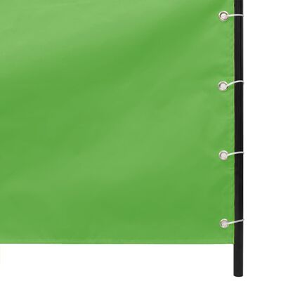 vidaXL Tela de varanda 100x240 cm tecido oxford verde-claro