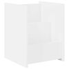 vidaXL Estante de Revistas Branco 35 x 35 x 45 cm Derivados de Madeira