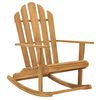 vidaXL Cadeira Adirondack de baloi&ccedil;ar madeira de teca maci&ccedil;a
