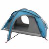 vidaXL Tenda de Trekking com Sobrecapa Imperme&aacute;vel 2 pessoa Azul