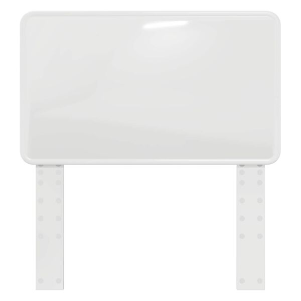 vidaXL Cabeceira Branco Brilhante 75 cm Madeira processada